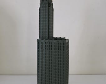 Carbide and Carbon-Gebäude Chicago-Modell, Art-Deco-Wolkenkratzer-Replik, Architektur-Geschenkdekor, Chicago-Skala-Modell, Chicago-N-Modell
