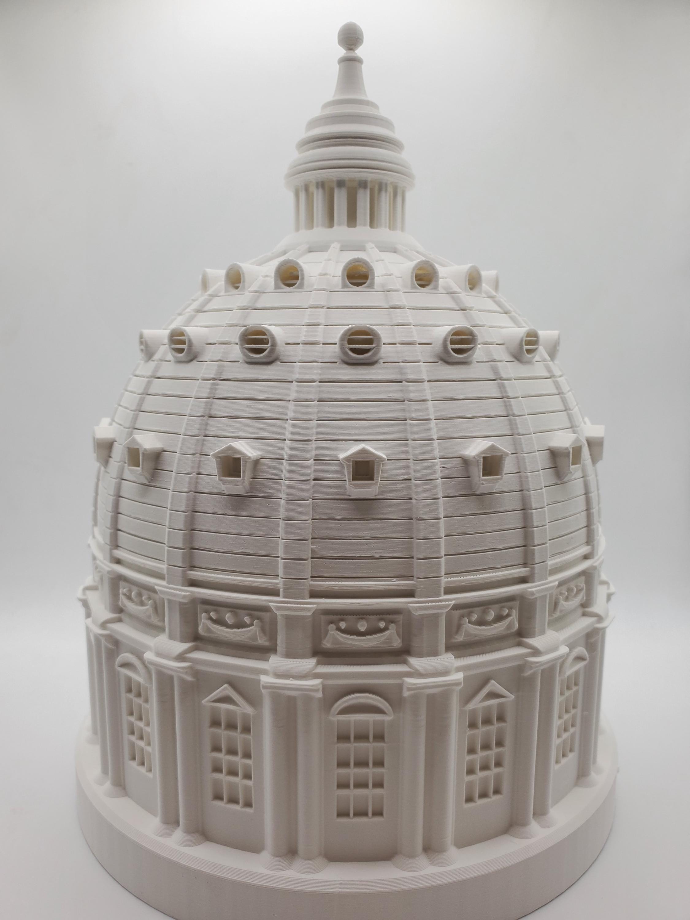 サンピエトロ大聖堂ドーム 建築モデル クーポラ ドゥオーモ Demi Dome サン・ピエトロ大聖堂のドーム模型、バチカン建築のレプリカ