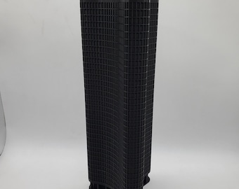 Maqueta a escala de la Torre Lake Point de Chicago, diorama arquitectónico impreso en 3D, exposición de horizonte moderno, regalo único para entusiastas de la arquitectura.