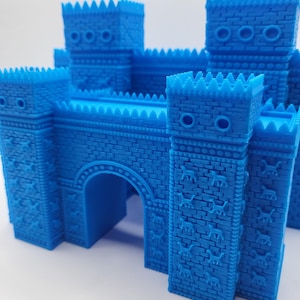 Ishtar Gate Model, Ancient Babylon Landmark, Mesopotamian Architecture, Archaeology Gift, Babylon Diorama model, Museum Display, Scale Model