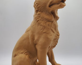 German Shepherd Dog Statue, Dog Pet Sculpture, Paintable Dog Lover Gift, Custom Dog Decor, Realistic German Shepherd Figurine, Dog memorial