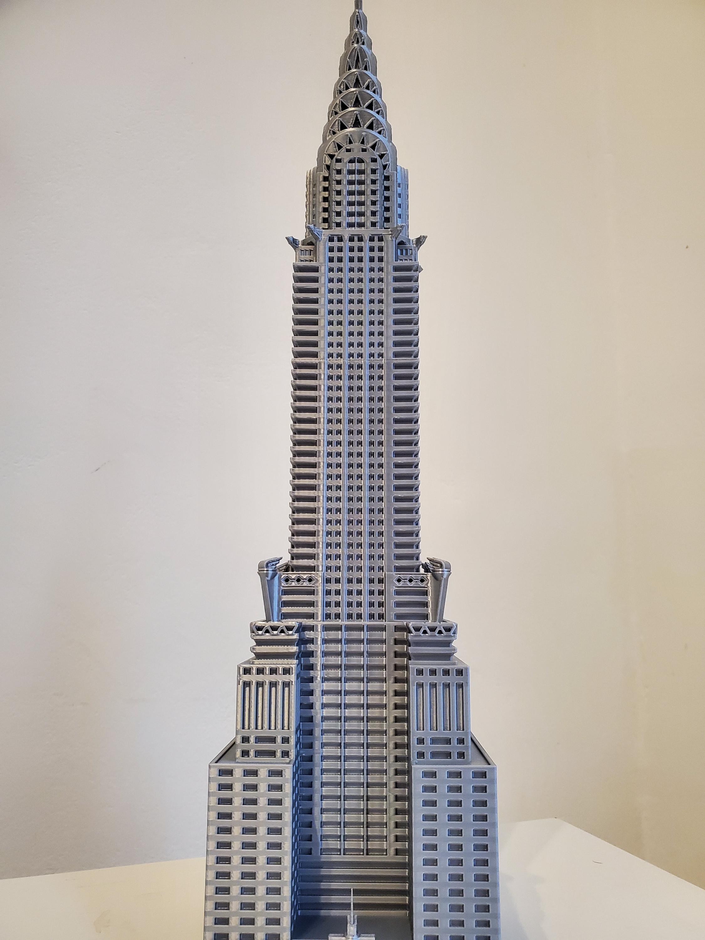 クライスラービルニューヨークモデル、象徴的なニューヨーク市の超高層