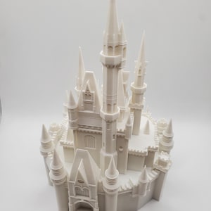 Cinderella Castle, Fairytale Castle Model, Magical Princess Castle Decor, Fantasy Palace Sculpture, Enchanted Kingdom Display