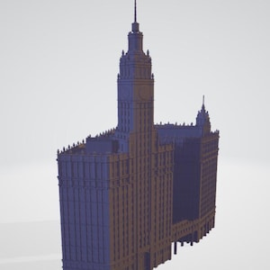 Wrigley Building Model, Chicago Landmark Replica, Architectural Desk Decor, Gift for Architecture Lovers & Collectors, Chicago building