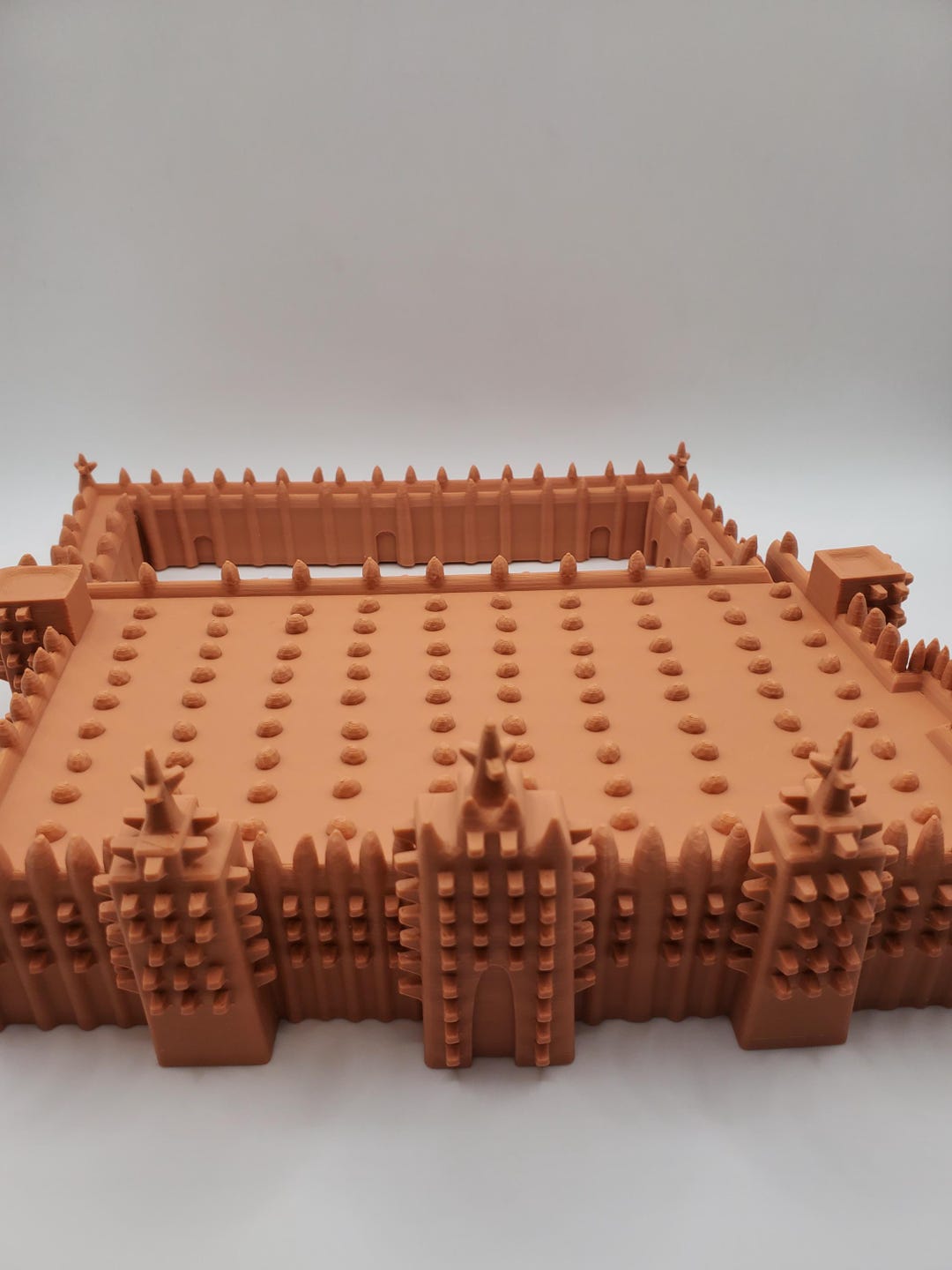 Great Mosque of Djenne Model, UNESCO Heritage Replica, Sahelian