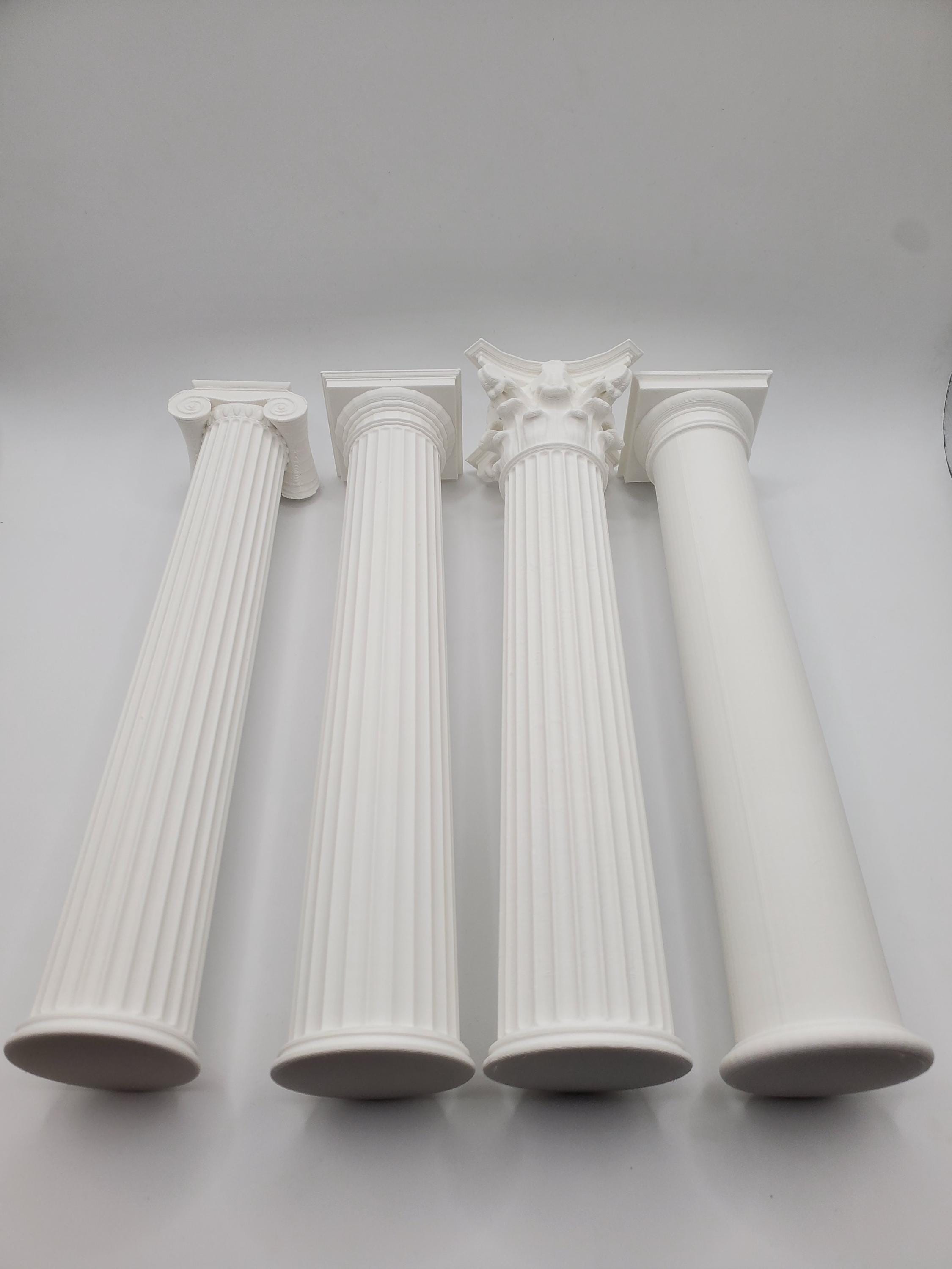 ギリシャ・ローマの柱セット、装飾や教育用のトスカーナ・ドーリア式