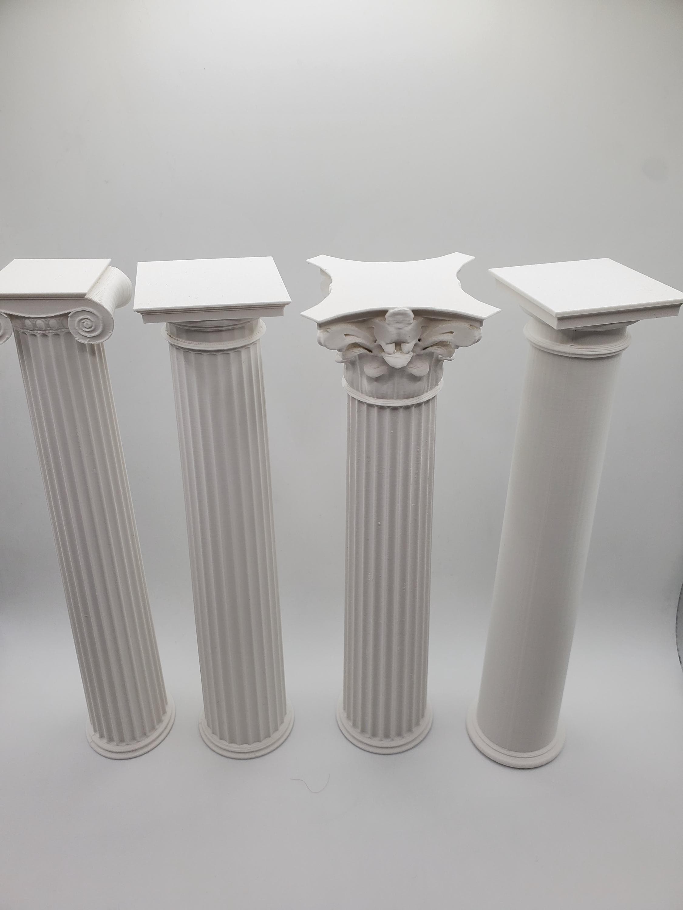 ギリシャ・ローマの柱セット、装飾や教育用のトスカーナ・ドーリア式