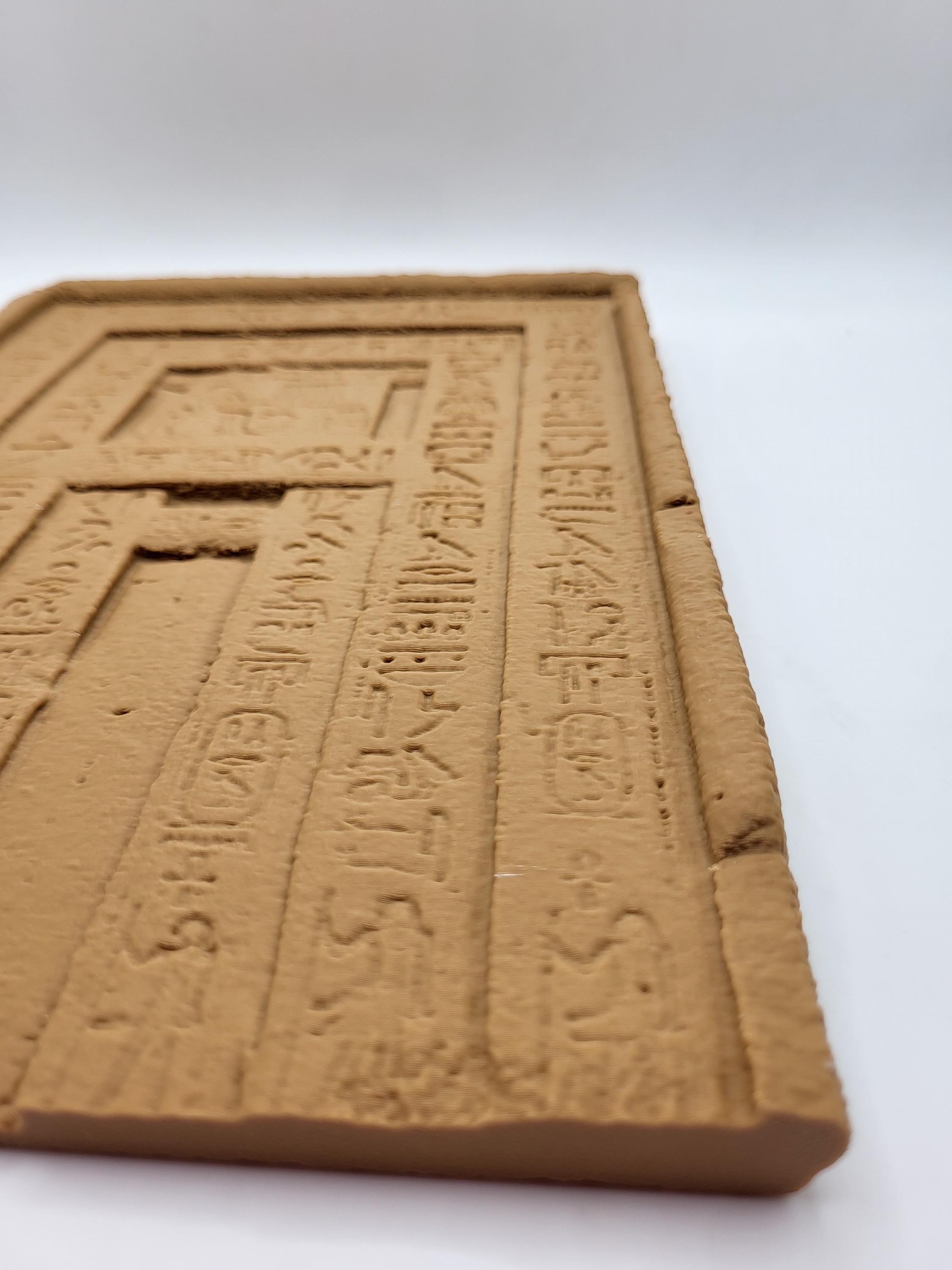 エジプトの偽扉の模型、古代エジプトの壁画、ファラオの墓のレプリカ