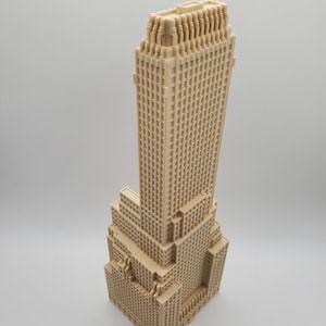 Chanin Building Model NYC, 3D Printed New York Skyscraper Art Deco Tower, Manhattan Landmark Decor, Collector Gift for Architecture Fans