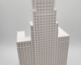 Russ Building Model, Historic San Francisco Skyscraper, Art Deco Architecture Gift, Paintable Collectible Model, San Francisco landmark