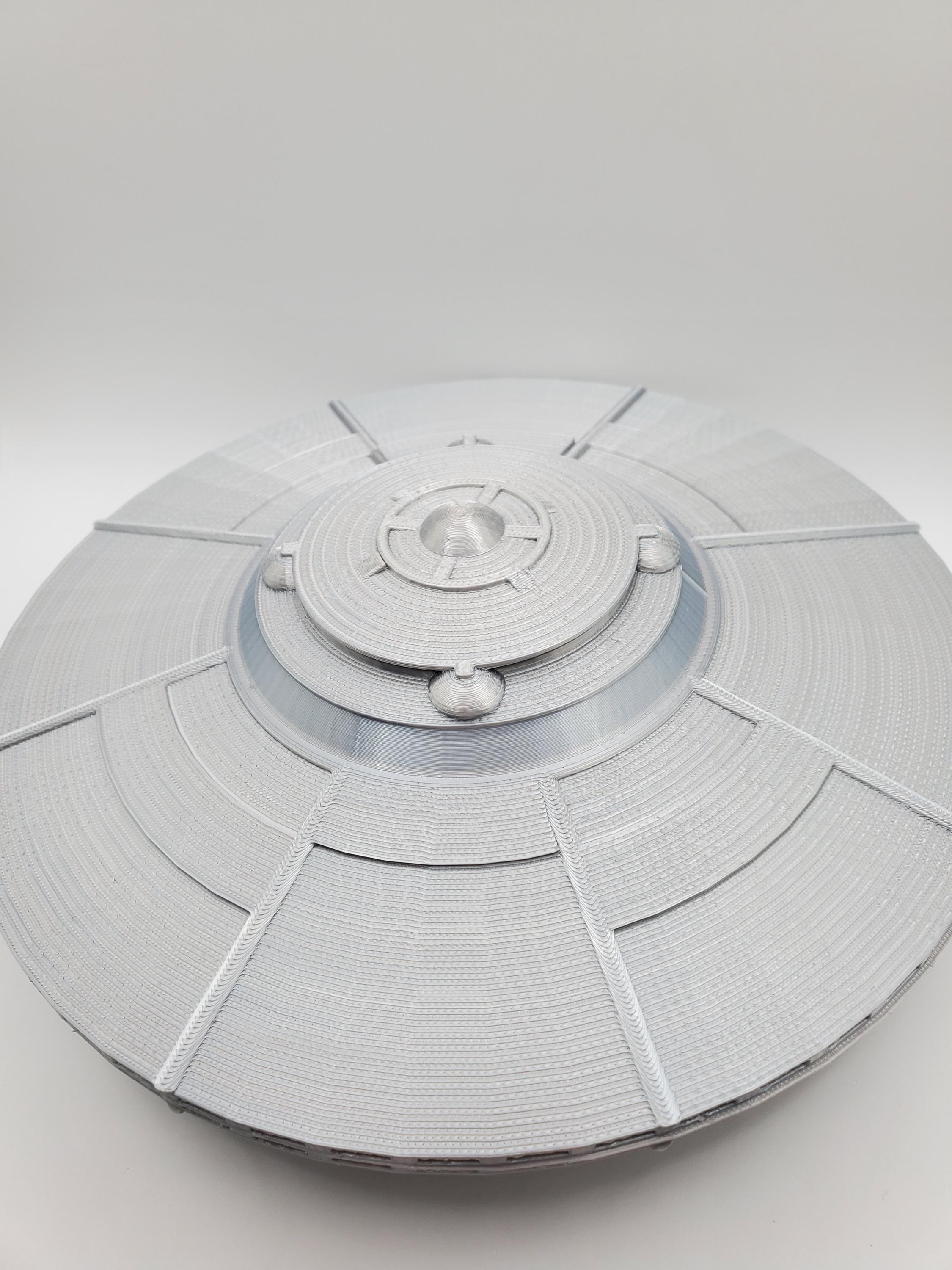UFO Model, Flying Saucer Alien Decor, Sci-fi Spaceship Replica