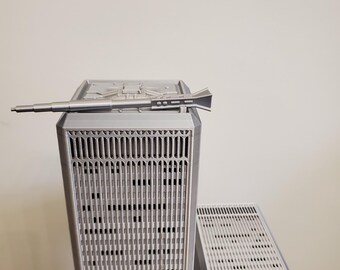 ツインタワーモデル、ワールドトレードセンターモデル象徴的な