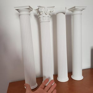 Roman Column Set 45 Cm Tall Greek Roman Column Set, Models of Tuscan Doric Ionic ...