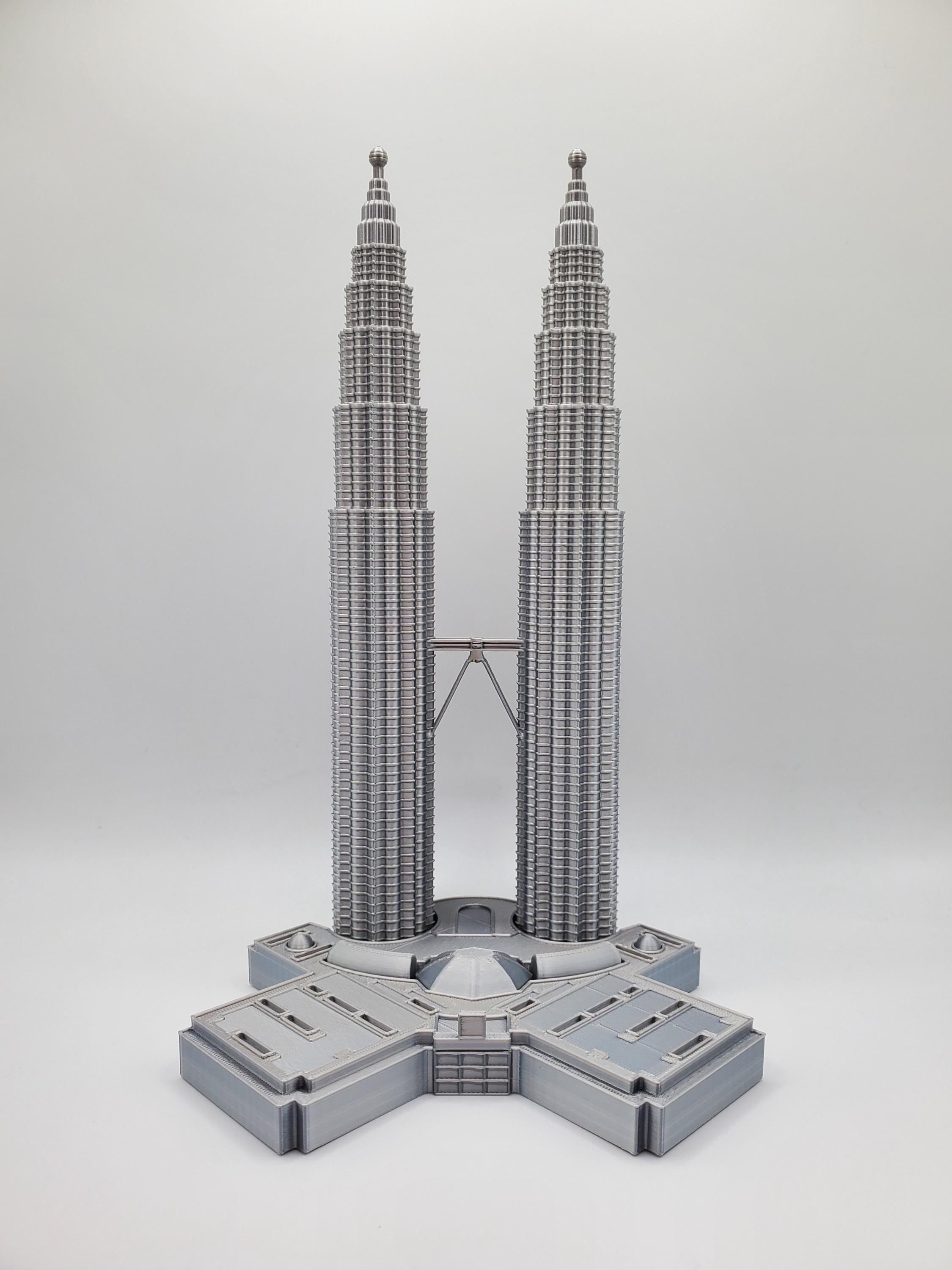 ペトロナスツインタワー模型ジオラマ - 建築ランドマークのレプリカ