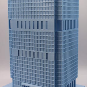 Blue Cross Blue Shield Illinois Building - Chicago Diorama - Skyscraper Model - Architecture Desk Decor - Unique Chicago Gift