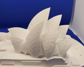 シドニーオペラハウスの精巧な模型 - オーストラリアを代表するランド