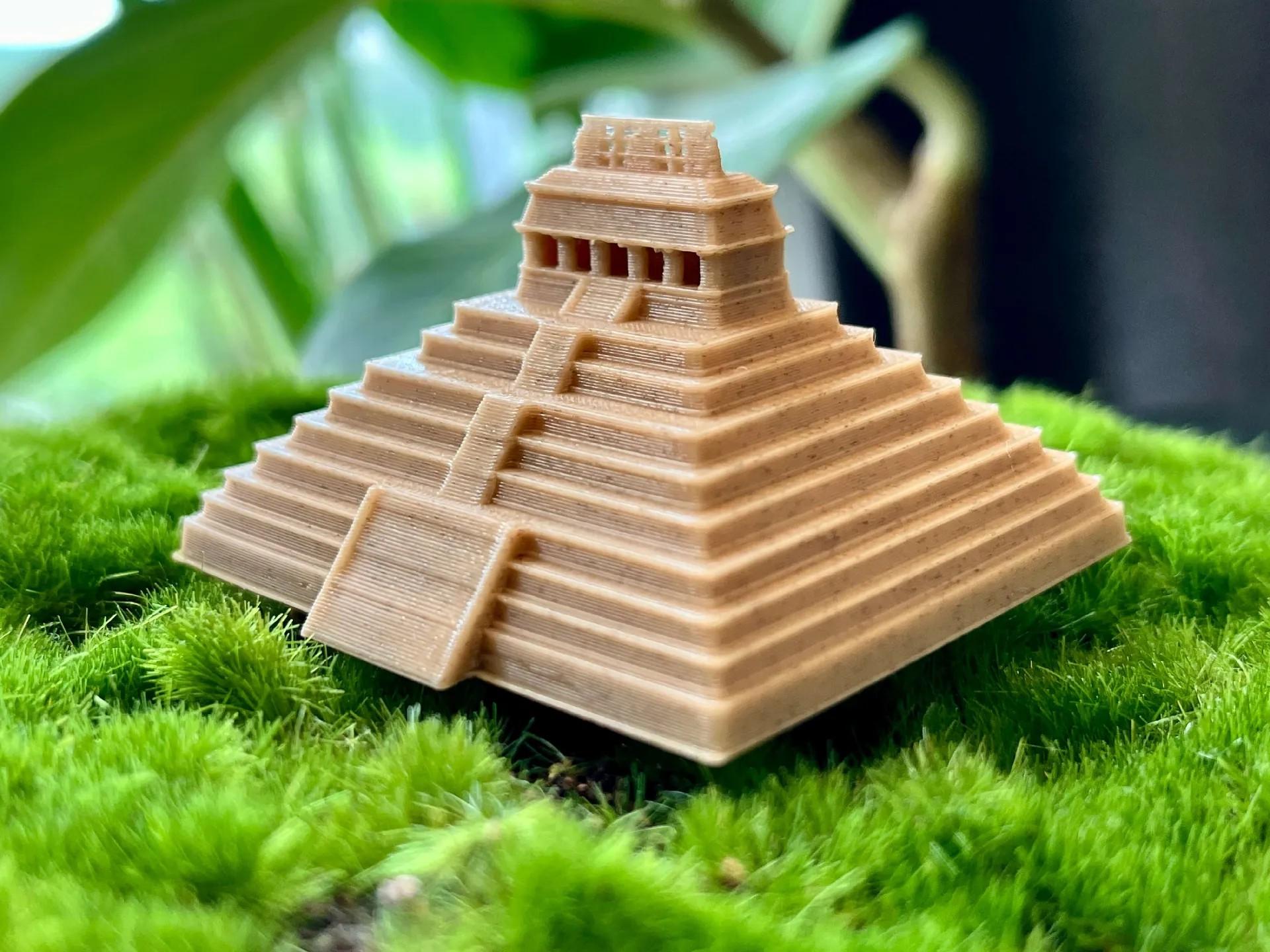 Temple of the Inscriptions Diorama, Ancient Mayan Palenque Diorama, Chiapas Mexico Miniature, Mayan Architecture Decor