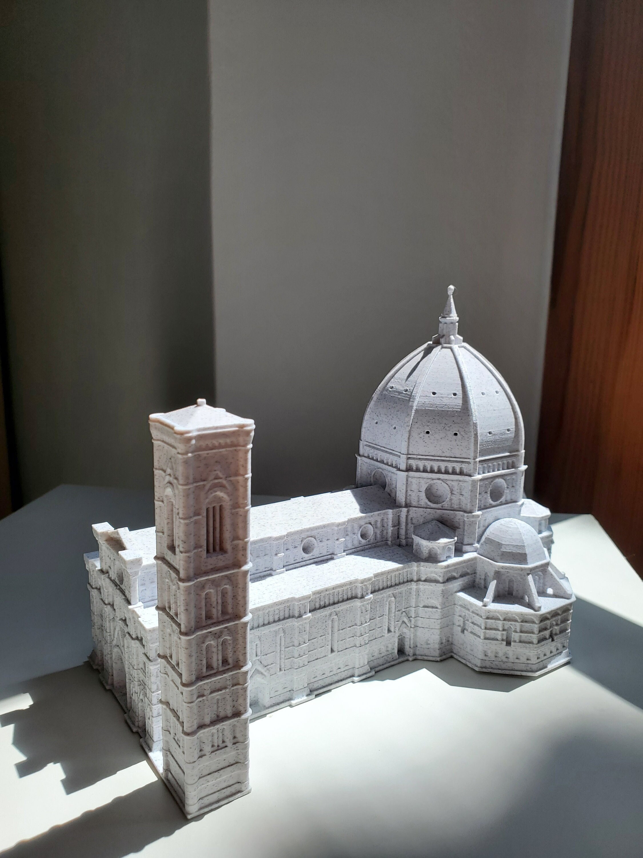 大判】刺繍絵画 フィレンツェ 大聖堂 風景画 額縁付き インテリア