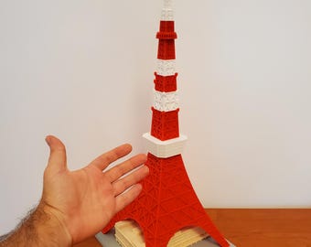 Tokyo Tower Model, Iconic Japanese Landmark Replica, Tokyo Japan