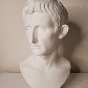 ジュリアス シーザー 胸像彫刻 - ローマ皇帝 - 63 cm / 24.8