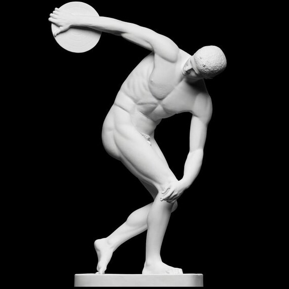 Discobolus Statue – 3D Printed Ancient Greek Sculpture of the