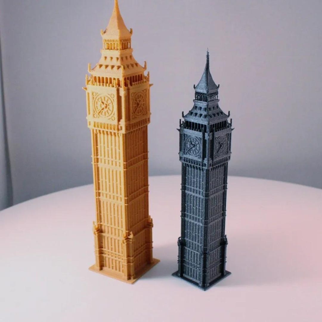 Big Ben Tower, Elizabeth Tower British Architecture Decor, Clock