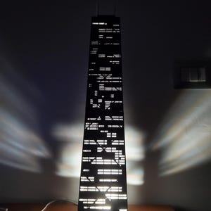 Custom listing - 3 John Hancock Center hollow models (60cm), 10 white hollow IML buildings, 1 multicolor IML building