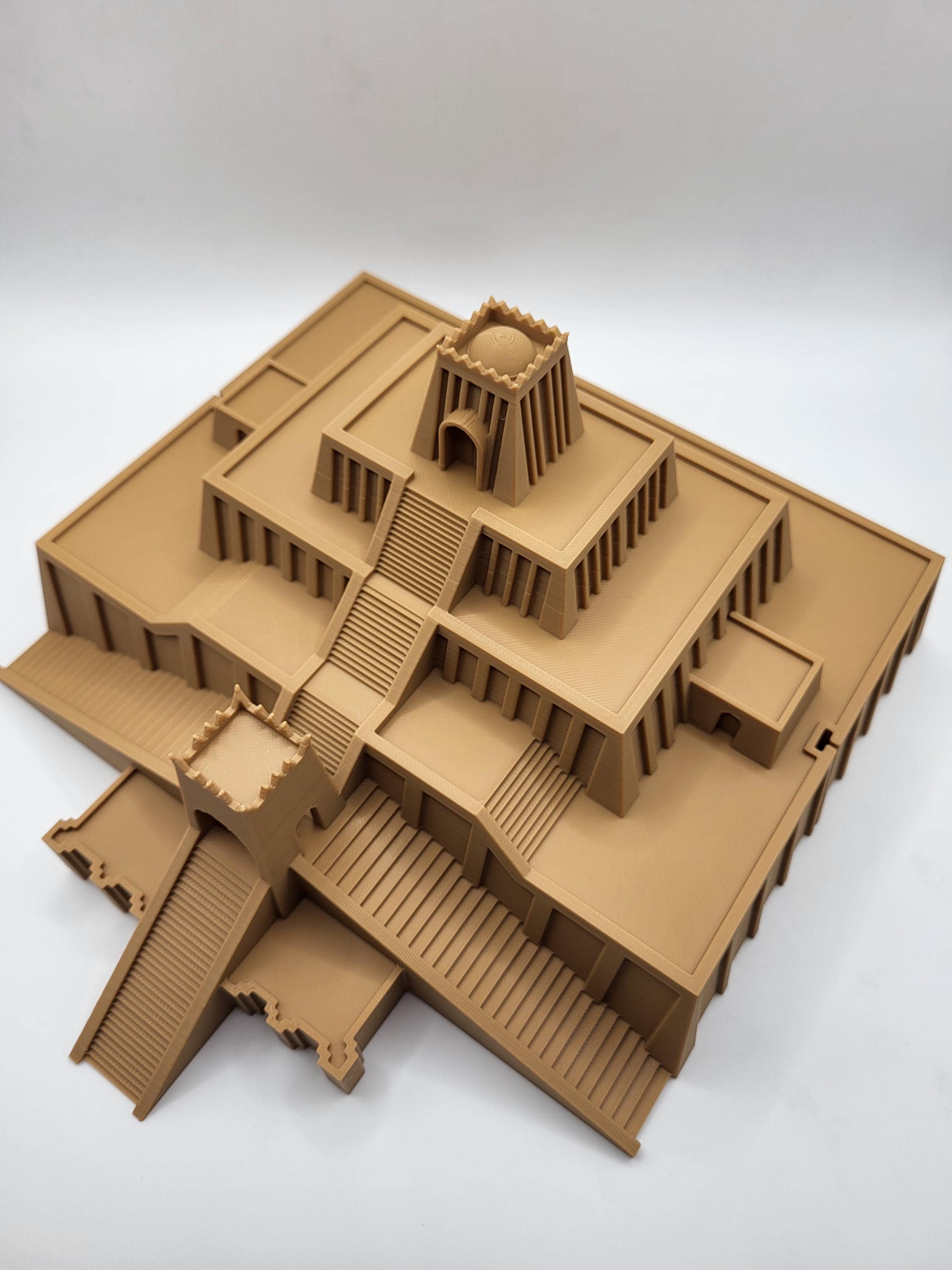 Ziggurat of Ur Model, Ancient Mesopotamian Temple, Historical Landmark ...