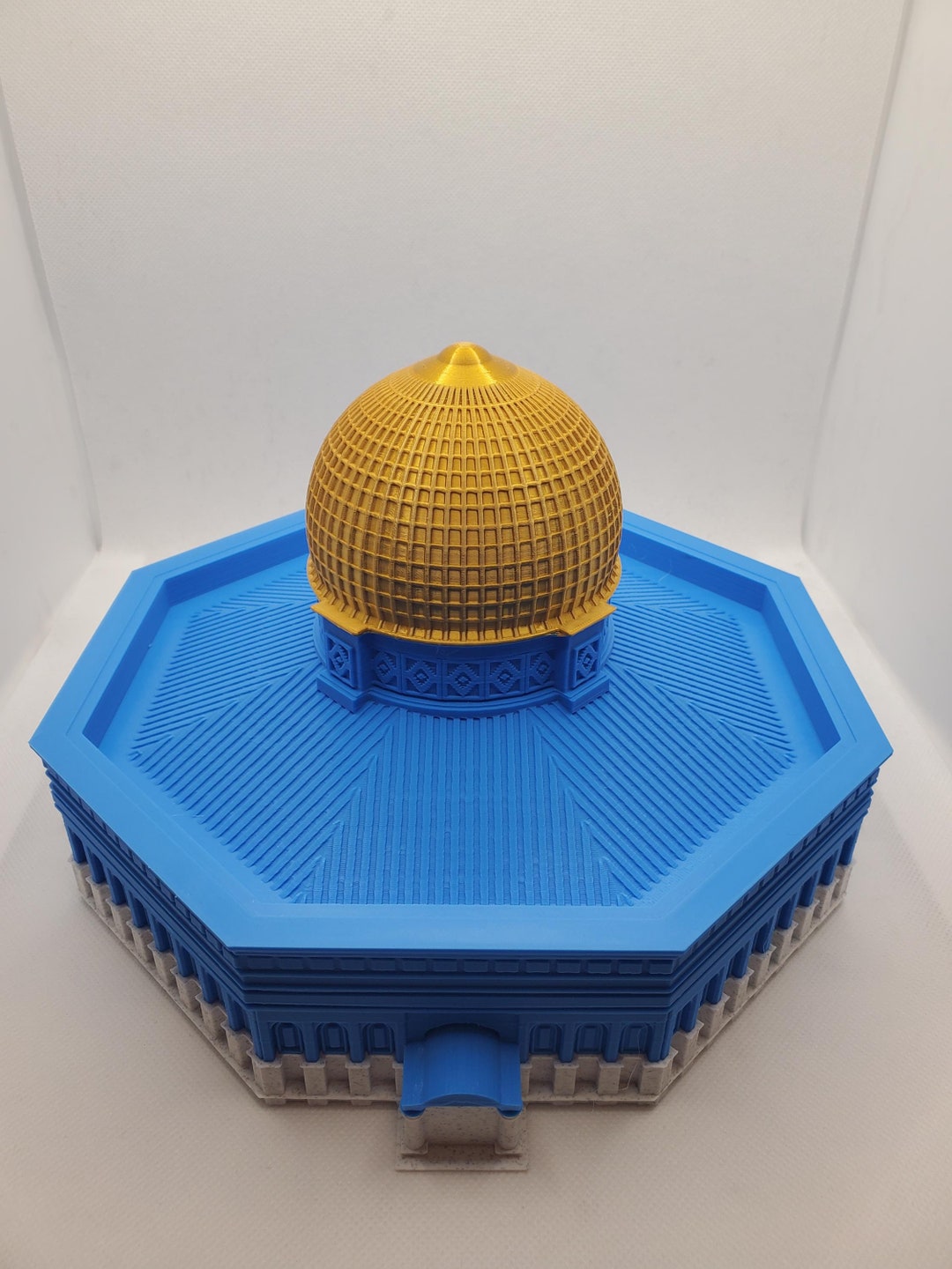 Real miniature model of the Dome of the Rock with all its details