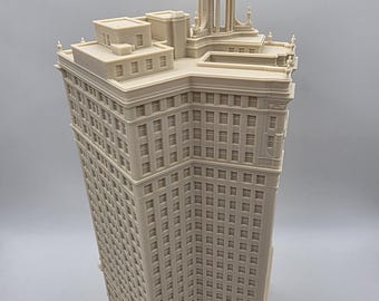 London Garantie Gebäude Architekturmodell, Historisches Chicago Wahrzeichen Replik, Chicago Scale Gebäude, Chicago Diorama, Chicago N Scale