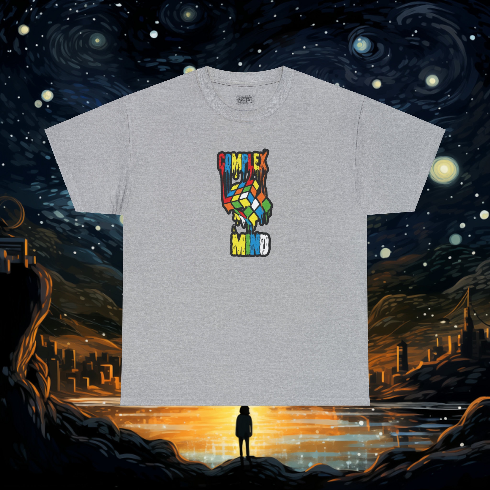 Whereable Art Saints Bleu Cube Tee main image 1