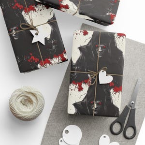 Sith Lord Gift Wrap, Star Wars Dark Side Empire Wrapping Paper for Birthday, Christmas, Fan Gift - Wrapping Papers, Gift Wrap Roll