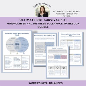 Quaderni di terapia DBT Strategie di regolazione emotiva Mindfulness Abilità di coping Salute mentale PDF Risorse di consulenza professionale