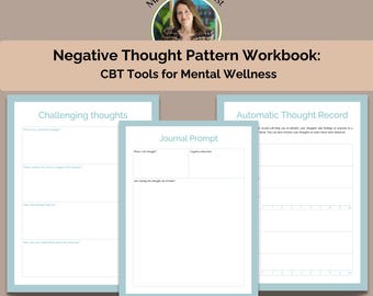 CBT Workbook: Mentale Gesundheit, negative Gedanken, Bewältigungsfähigkeiten (Digitaler Download)
