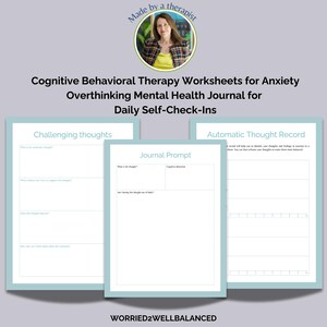 Schede di lavoro sulla terapia cognitivo-comportamentale, abilità di coping per la salute mentale, schede sui modelli di pensiero negativi, risorse terapeutiche, diario, PDF stampabili