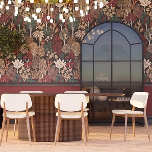 Inspiración para el diseño del comedor Compre el estilo de tablero de ideas botánico minimalista con lista de compras para el plan del comedor Decoración de interiores