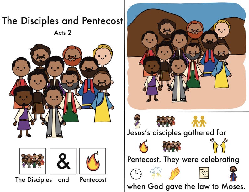 Lesson 52 - the Disciples and Pentecost - Etsy