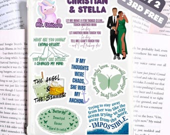 Twisted Lies Stickers, Twisted Series Stickers, Christian and Stella, Twisted Lies Butterfly, Ana Huang Books, Twisted Series Merch