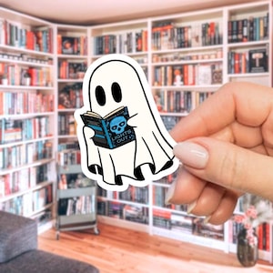 Lights Out Sticker, Lights Out Book Sticker, Dark Romance Sticker, Ghost Reading Sticker, Dark Romance Gifts, Dark Romance Book Sticker