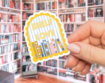 Pegatinas para estanterías, pegatinas para libros, pegatinas lindas para chicas con temática literaria, pegatinas para diarios literarios, pegatinas lindas para Kindle, pegatinas lindas con borde festoneado