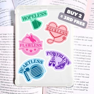 Chestnut Springs Stickers, Chestnut Springs Book Stickers, Elsie Silver Book Stickers, Cowboy Romance Stickers, Small Town Romance Stickers