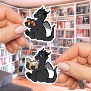 Fourth Wing Stickers, Fourth Wing Tairn Stickers, Fourth Wing Book Stack Sticker, Fourth Wing Dragon Sticker, Basgiath War College
