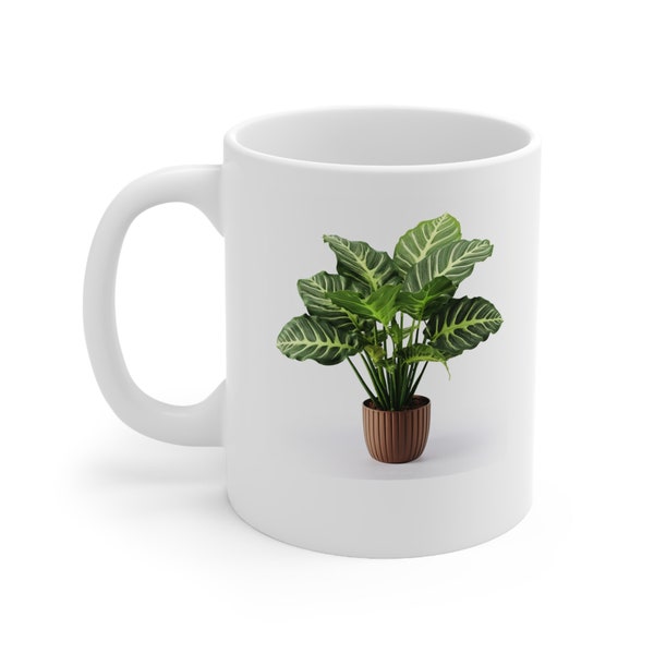 Plant Lover, Plant Parent Coffee Lover, Indoor Plants Mug, Plant Enthusiasts, Ceramic Mug 11oz