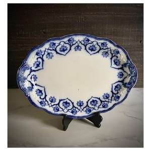 Grindley Flow Blue Platter - Etsy