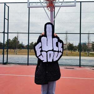 Fuck You Rug,Tufted Rug,Cool Rugs,Unique Rugs,Fun Rug,Handmade Rug,Custom Rug,Area Rug,Home Decor,Gift for Her,Funny Rug,Personalized Rug image 9