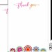Fiesta Thank You Card / Mexican Thank You Card / Colorful Thank You Card / Suzani Folk Art / DIY Printable FT01