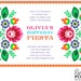 Fiesta Birthday Invitation / Papel Picado Invitation / Fiesta Bridal Shower / Fiesta Baby Shower Invitation / Mexican Invitation / Fiesta