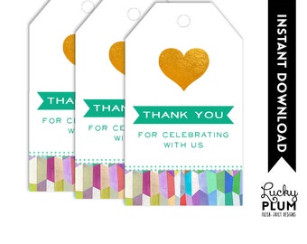 Rainbow Cupcake Toppers / Geometric Cupcake Toppers / Modern Color Cupcake Toppers / Color Block Cupcake Toppers / Colorful Cupcake Toppers