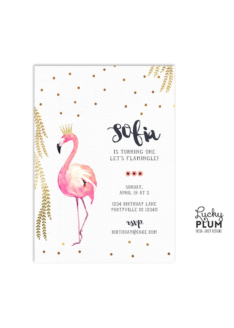 Flamingo Favor Tags Flamingo Gift Tags Flamingo Thank You Tags Pink Gold Favor Tags Watercolor Bird Willow *DIY Printable FG02