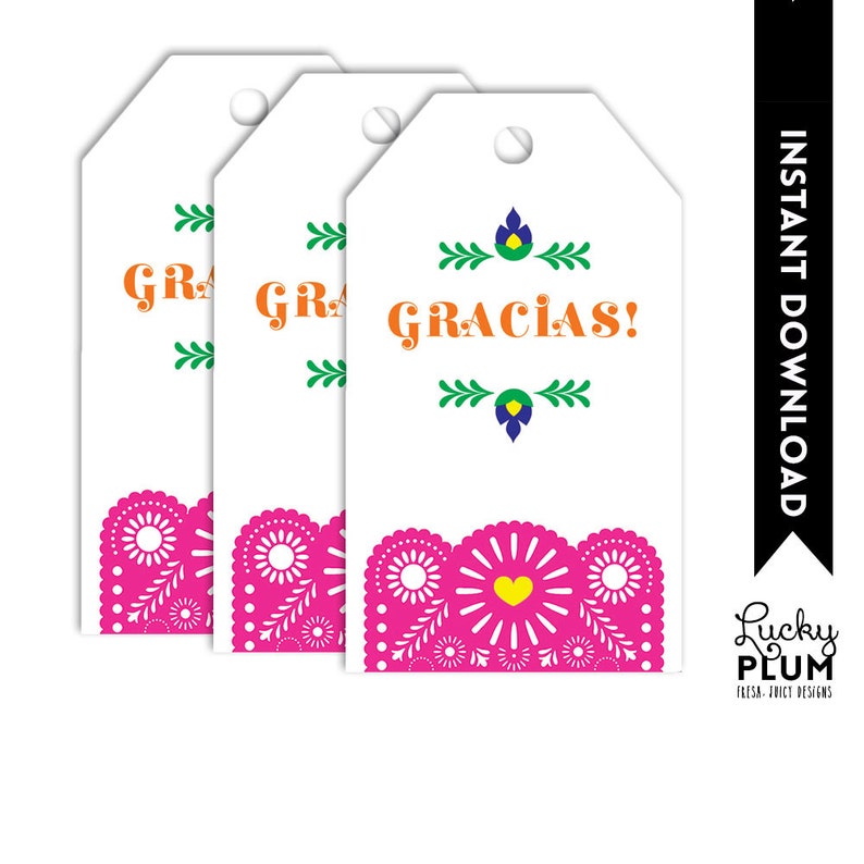 Fiesta Birthday Banner / Flower Banner / Tribal Banner / Mexican Fiesta Banner / Papel Picado Banner / Printable / DIY / Digital File image 4
